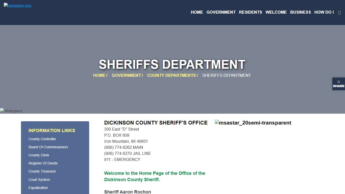 Welcome to Dickinson County, MI